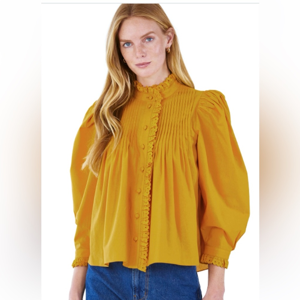 Hunter Bell Preston Top in Mustard